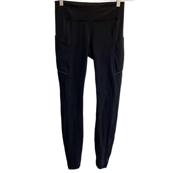 Lululemon women’s Speed Up leggings size 4 black. - Picture 2 of 12